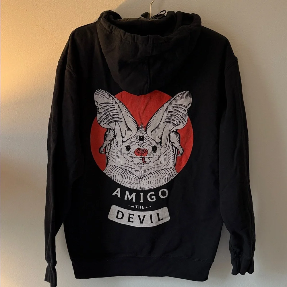 Amigo the Devil men’s hoodie - Picture 2 of 2